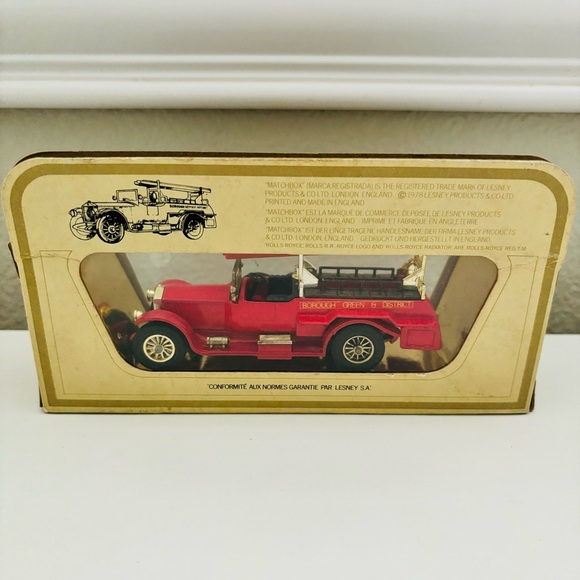 Matchbox Models Of Yesteryear Y-6 1920 Rolls Royce In Box - Picture 7 of 8